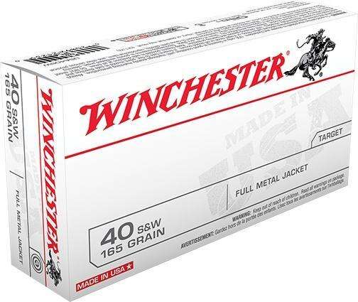 Ammunition Winchester Ammunition Ready Series 40SW WN GOV 40S&W 165GR FMJ 50 RD